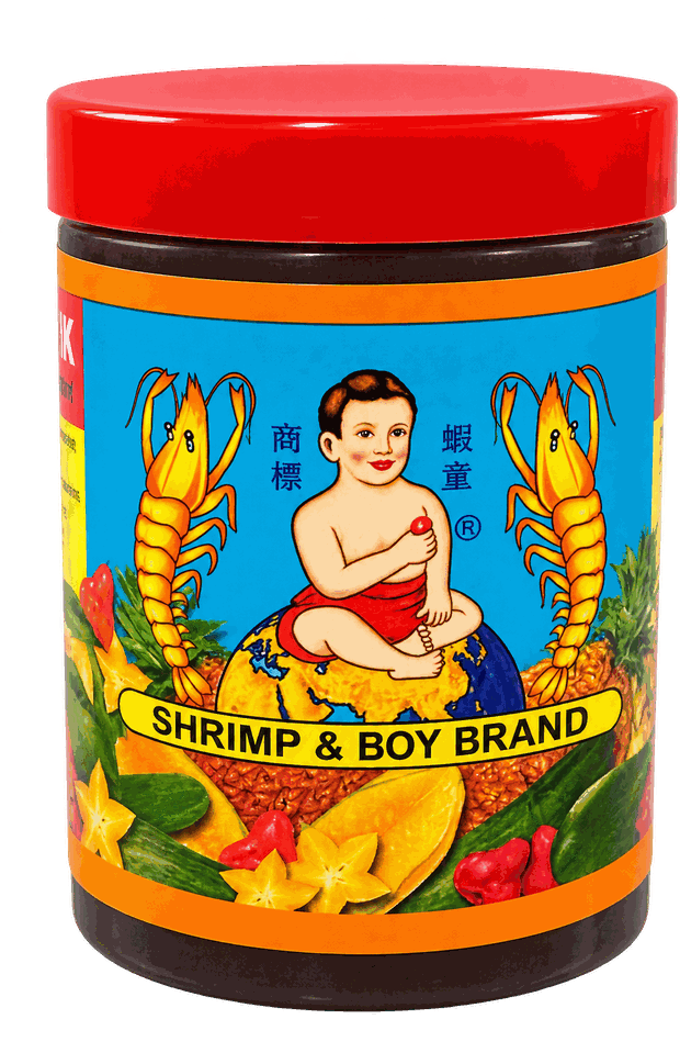 Ket Hoe Shrimp & Boy Brand shrimp paste jar